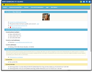 People screen